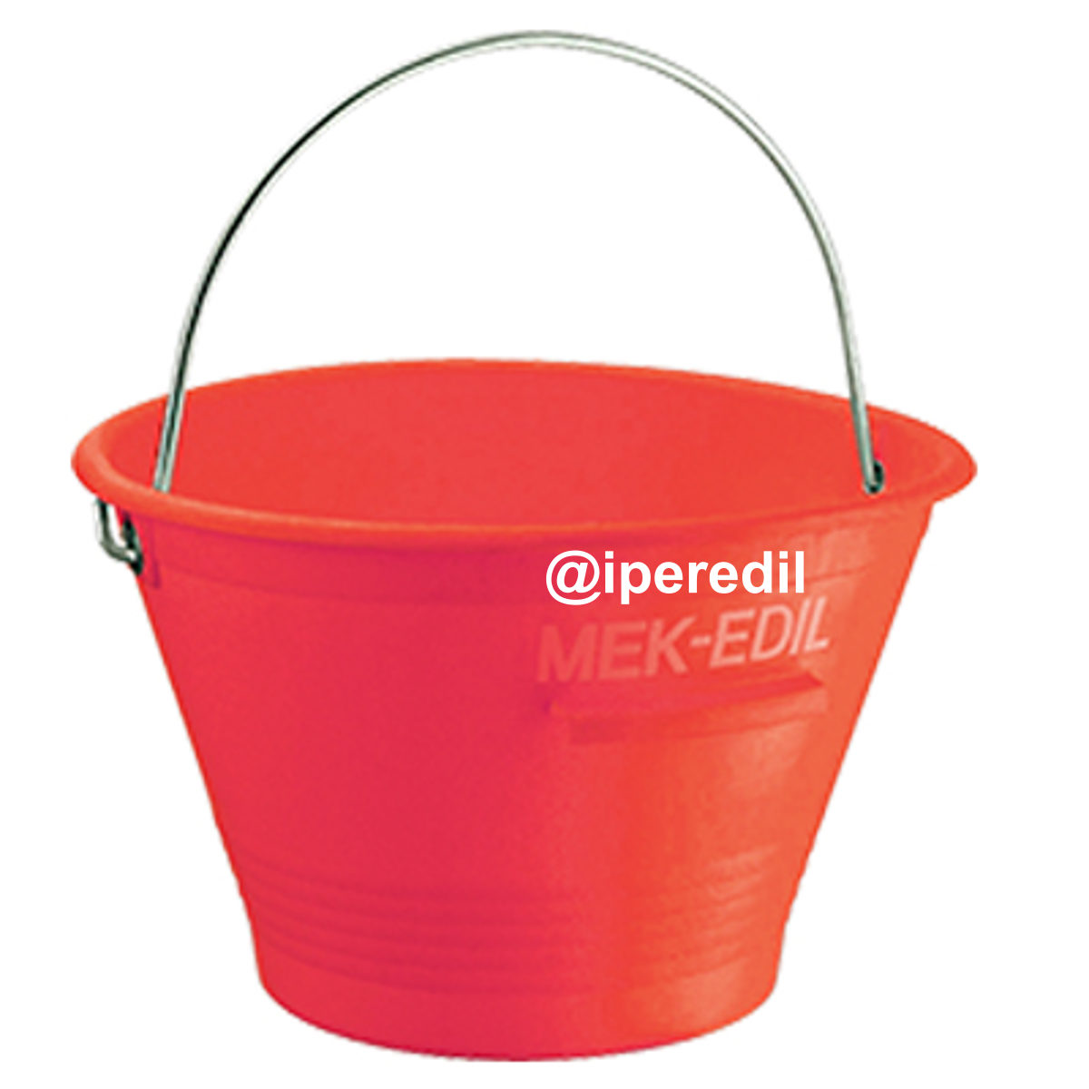 SECCHIO MURATORE MEK-EDIL PE ROSSO D.CM 36 LITRI 14 M.ZINCATO