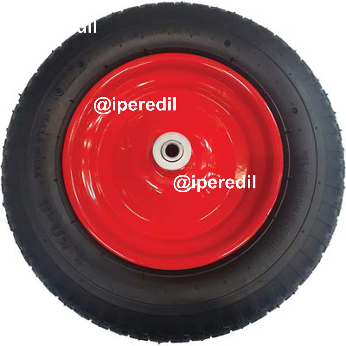 RUOTA PNEUMATICA X CARRIOLA BPA WORKIT 3.50X8" DISCO METALLO ASSE MM 12X170 + PFU