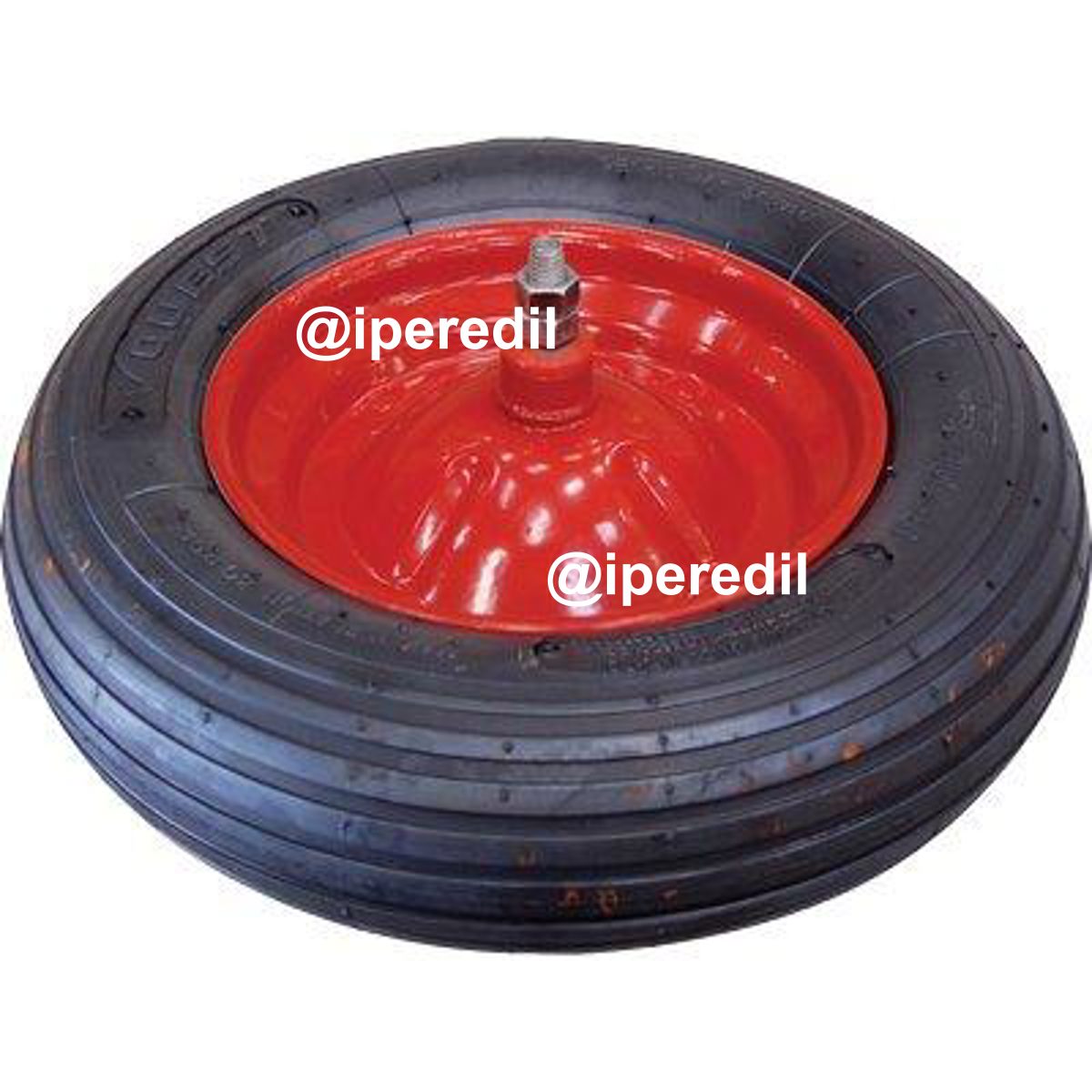 RUOTA PNEUMATICA X CARRIOLA WORKIT 3.50X8" DISCO METALLO ASSE MM 12X170 + PFU - 04121220