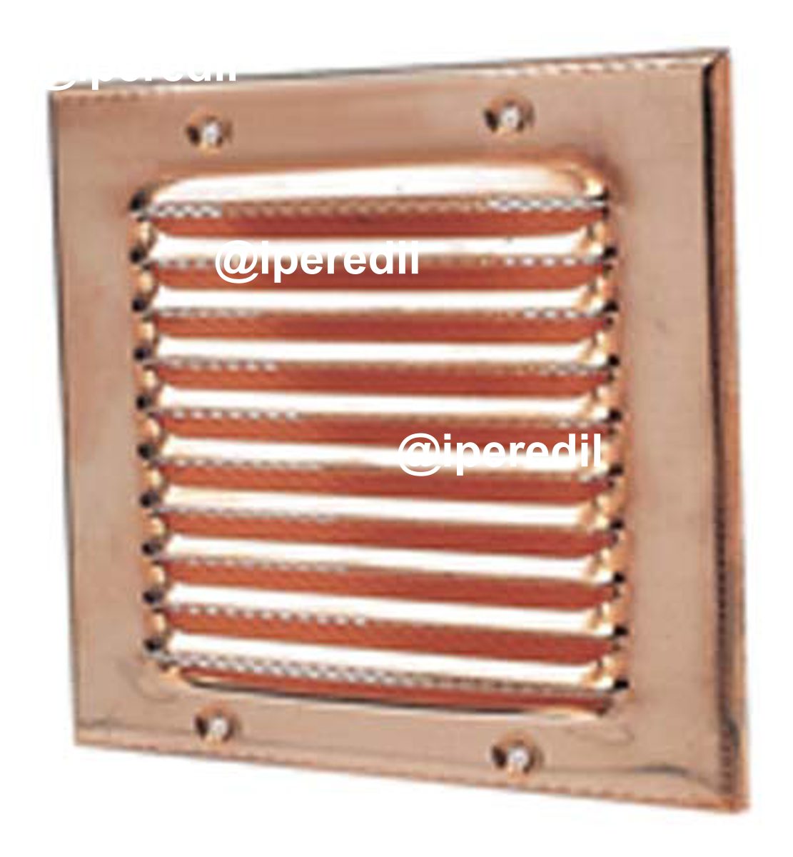 BOCCHETTA AERAZIONE RAME QUADRA MM 140X140