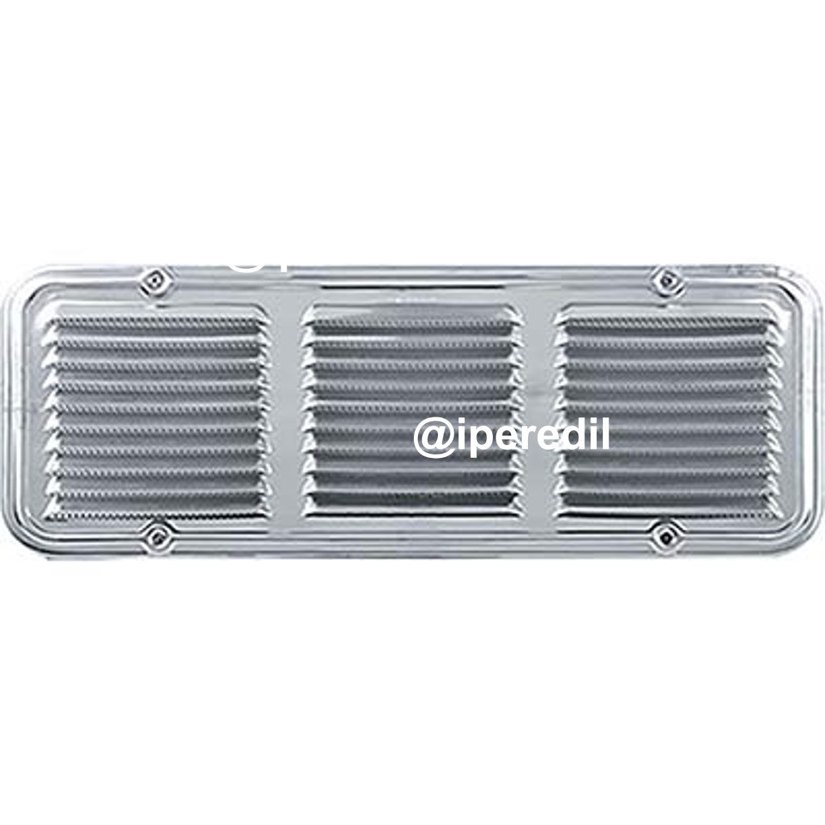 BOCCHETTA AERAZIONE ALLUMINIO RETTANGOLARE MM 140X360