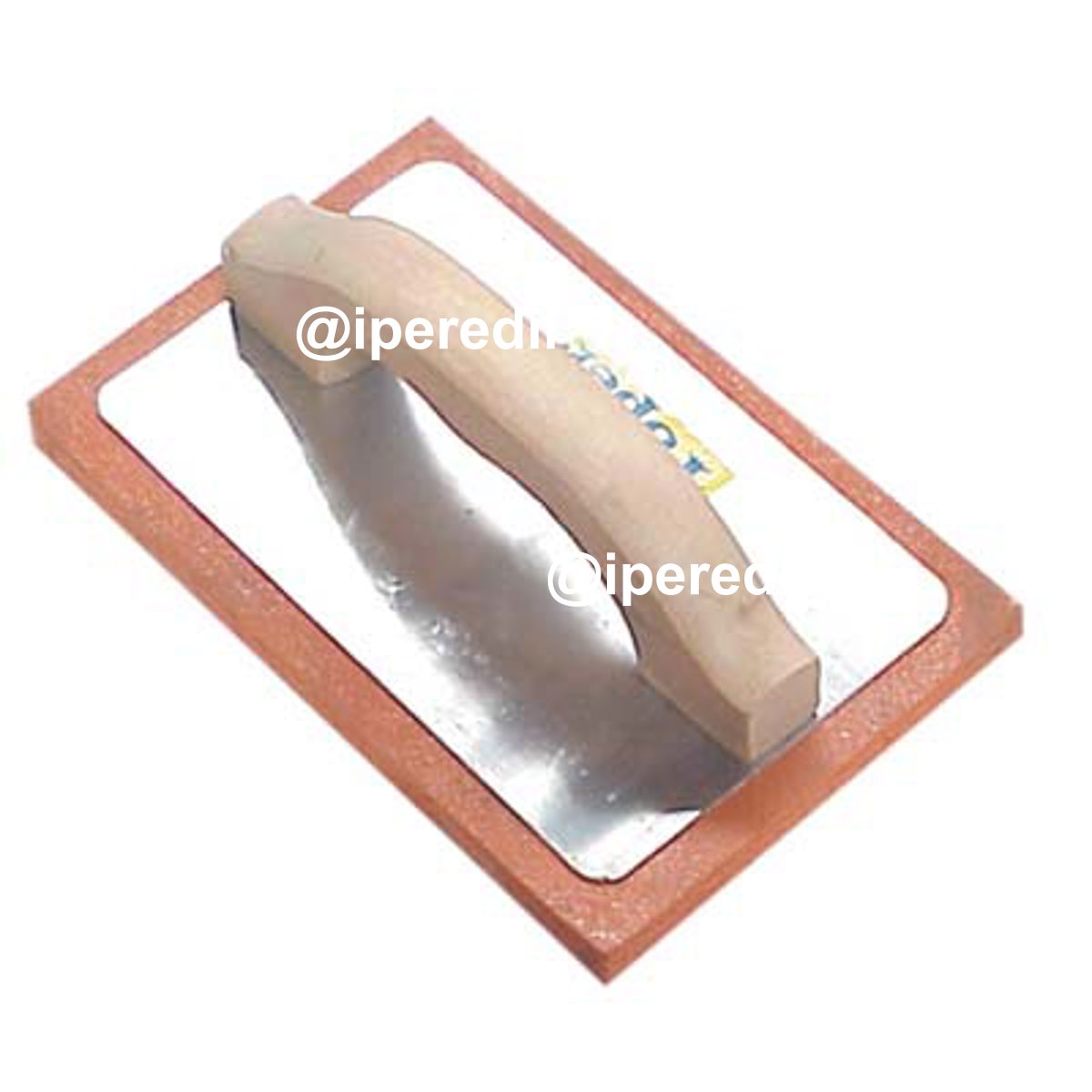 FRATTONE GOMMA ARANCIO BASE LEGNO/ALLUMINIO S. H.MM 18 MM 215X135