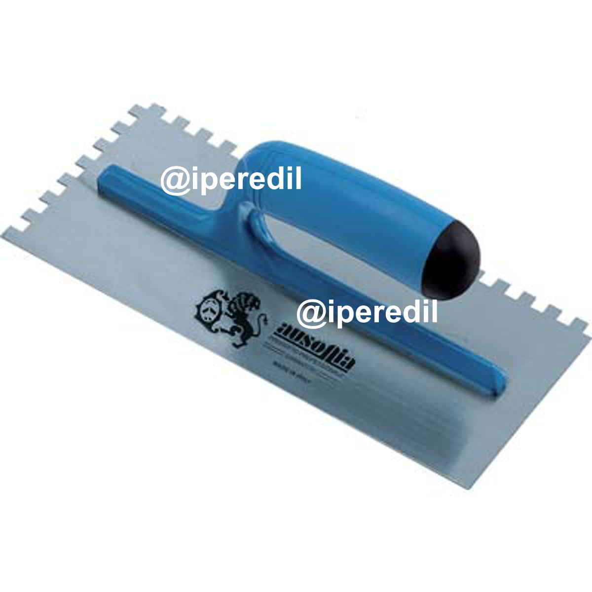FRATTONE ACCIAIO DENTATO AUSONIA BASE PLASTICA DX D.MM 7,5X7,5 MM 120X280