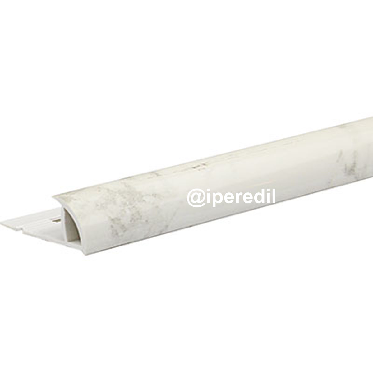 PROFILO JOLLY ECORONDMARM ARCANSAS PVC MARMO BIANCO CARRARA MM 8X24 H.CM 250 - 04154528