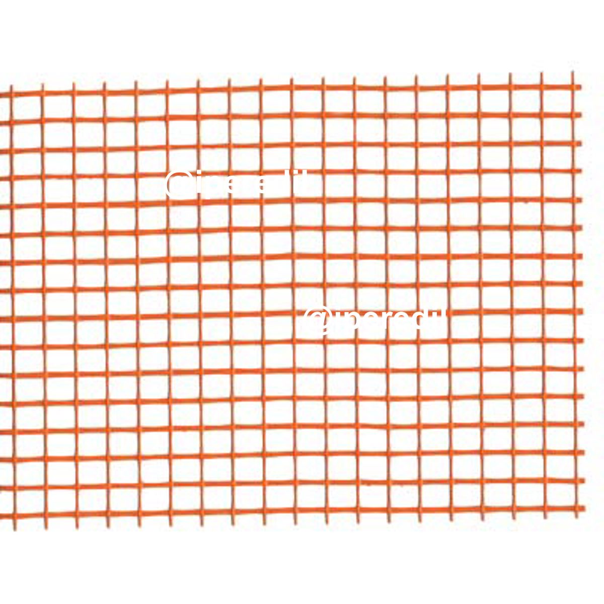 RETE FIBRA INTONACO 110 GR/MQ 110 ARANCIO MAGLIA MM 10X10 L.MT 50 H.CM 100