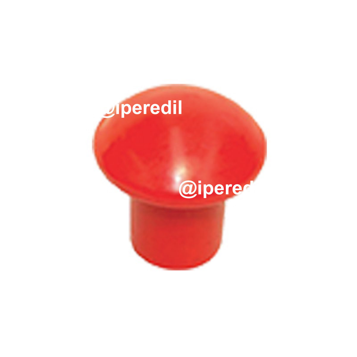 FUNGO SICUREZZA COPRI TONDINO PESANTE PLT ROSSO MM 6/20