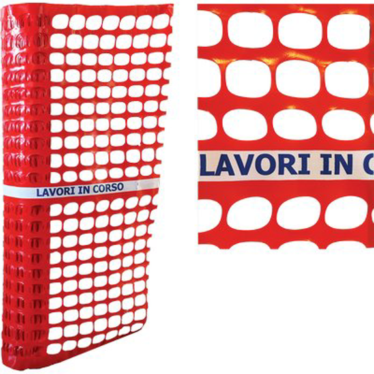 RETE PROTEZIONE CANTIERE LAVORI IN CORSO TENAX GR 100/MQ H.CM 180 ML 50