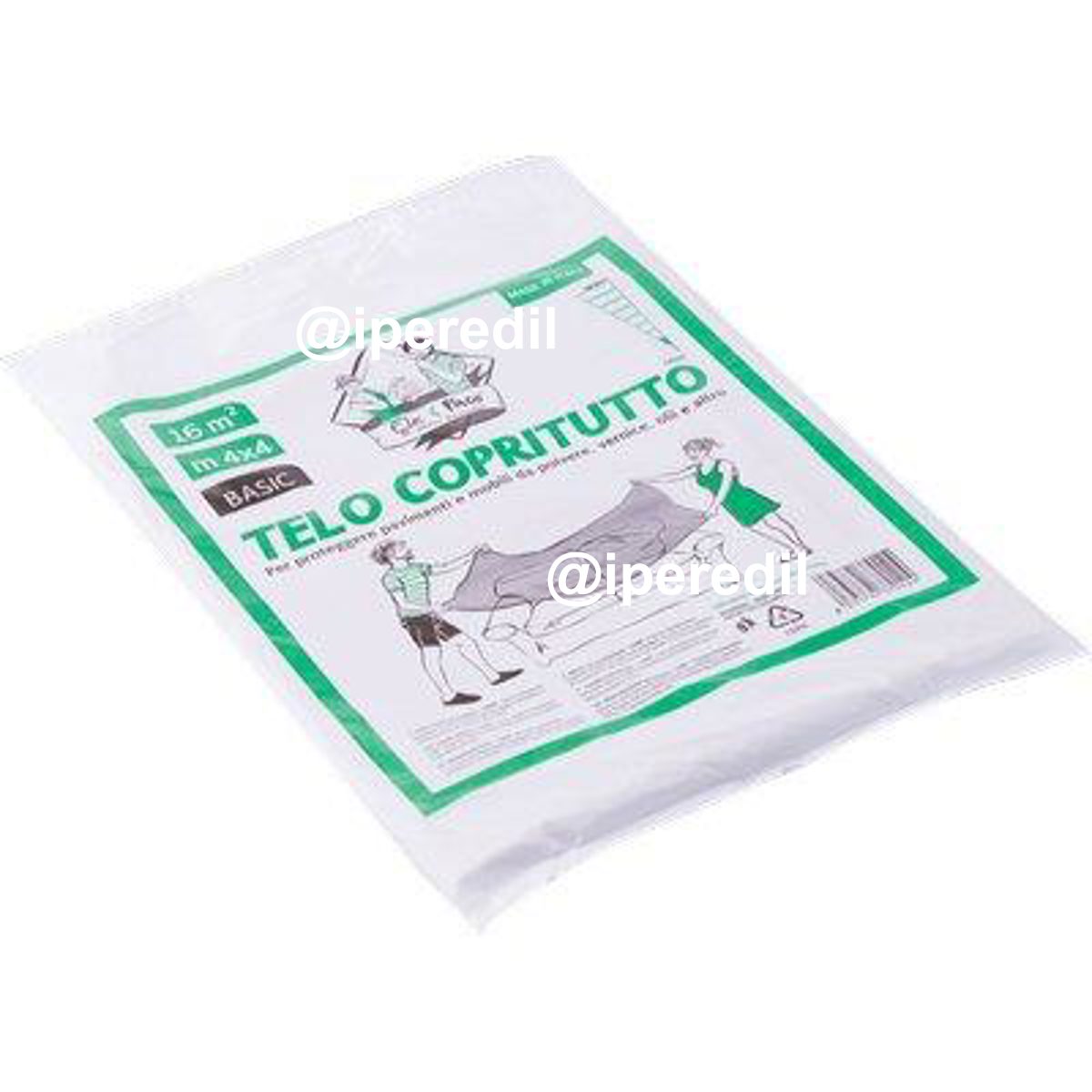 TELO COPRITUTTO PE BASSA DENSITA ELEPACKING MT 4X4 GR 200