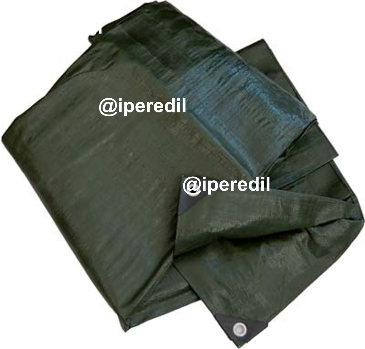 TELONE OCCHIELLATO PE PESANTE VERDE WORKIT GR/MQ 180 MT 3X3 + POLIECO