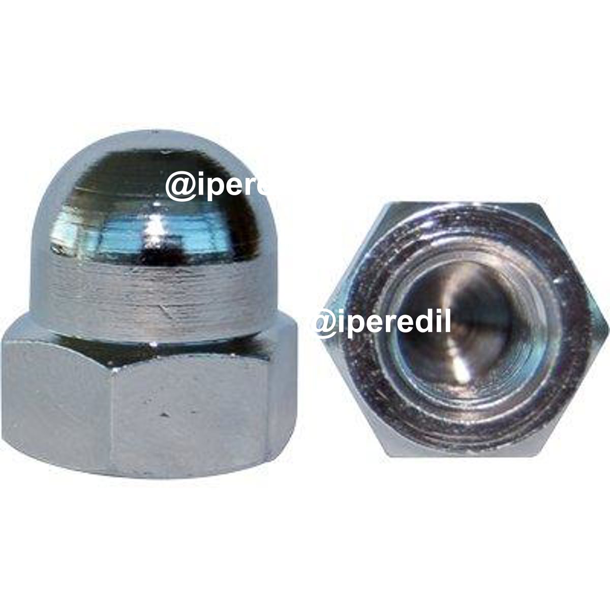 DADO ESAGONALE CIECO ZINCATO M 12 CF=PZ 50