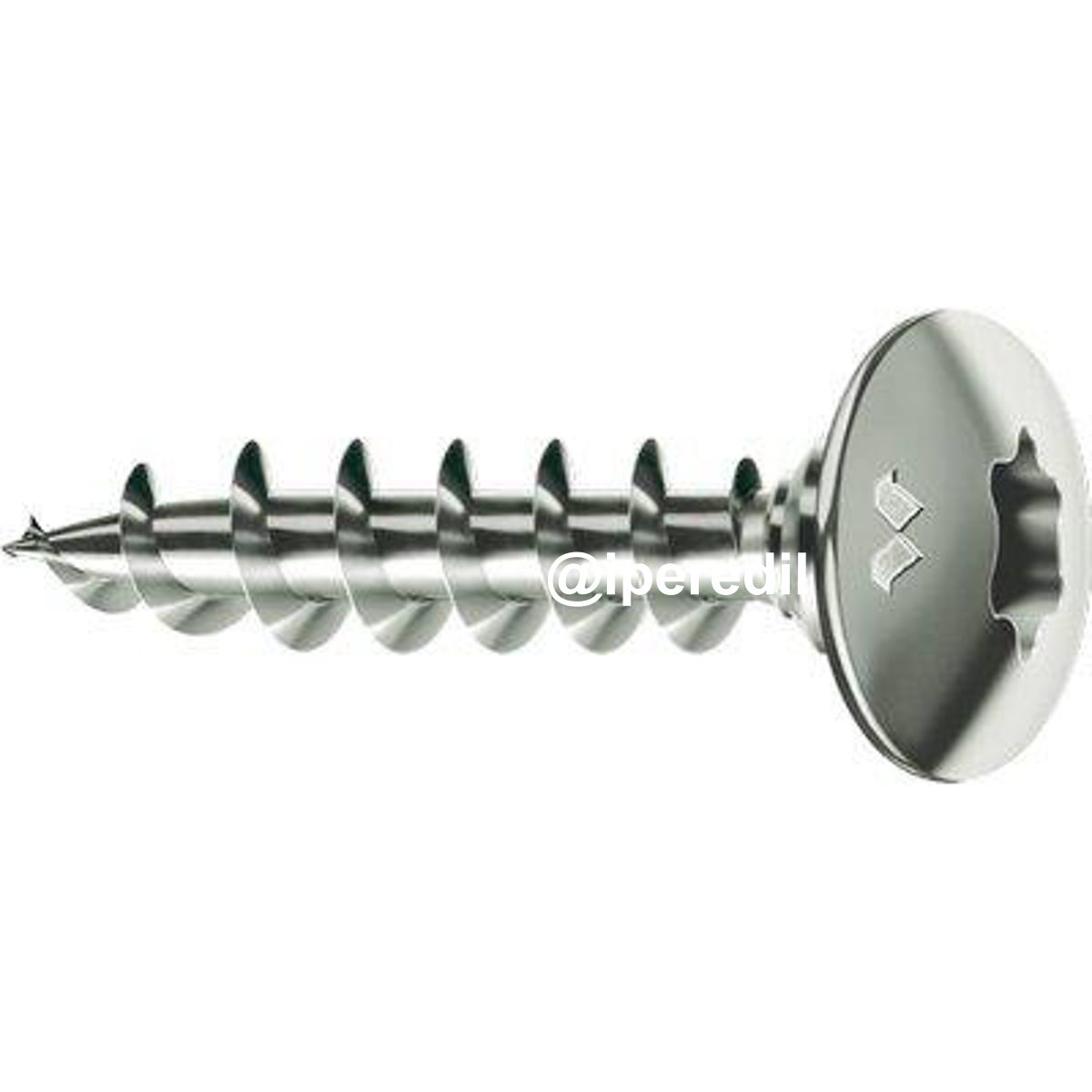 VITE TRUCIOLARE FC PANELVIT TX CHROM MUSTAD CAVA TX FILETTO INTERO MM 6,0X60 CF=PZ 100