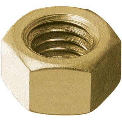 DADO ESAGONALE OTTONE M 12 CF=PZ 10