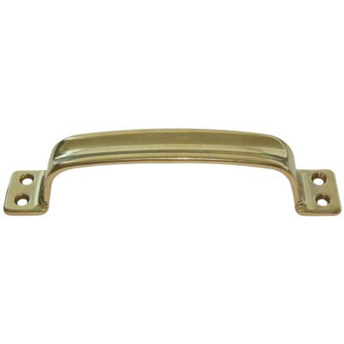 MANIGLIETTA MOBILI SCANNELLATA OTTONE LUCIDO I.MM 140