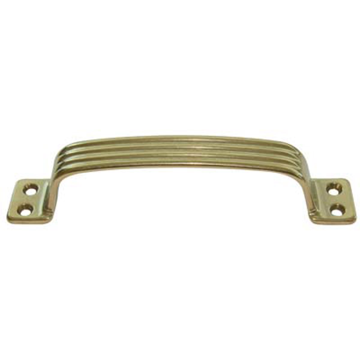 MANIGLIETTA MOBILI RIGATA OTTONE LUCIDO I.MM 140