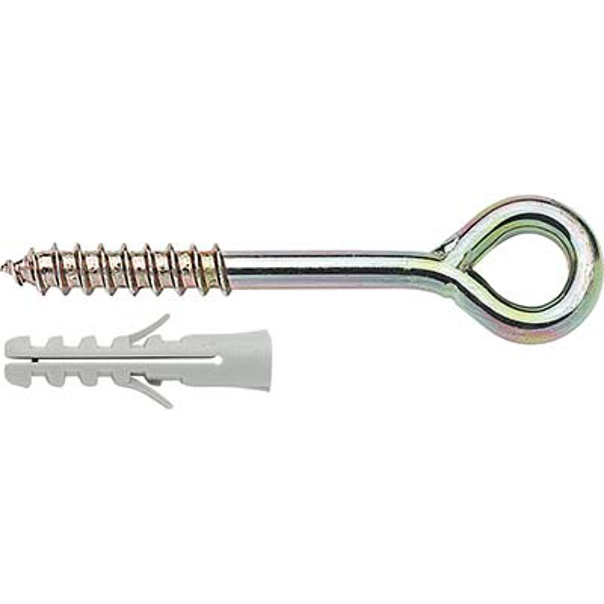 TASSELLO ACCIAIO/NYLON PONTEGGI E/PN ELEMATIC OCCHIOLO ZINCATO MM 50 + E/PN 14X140