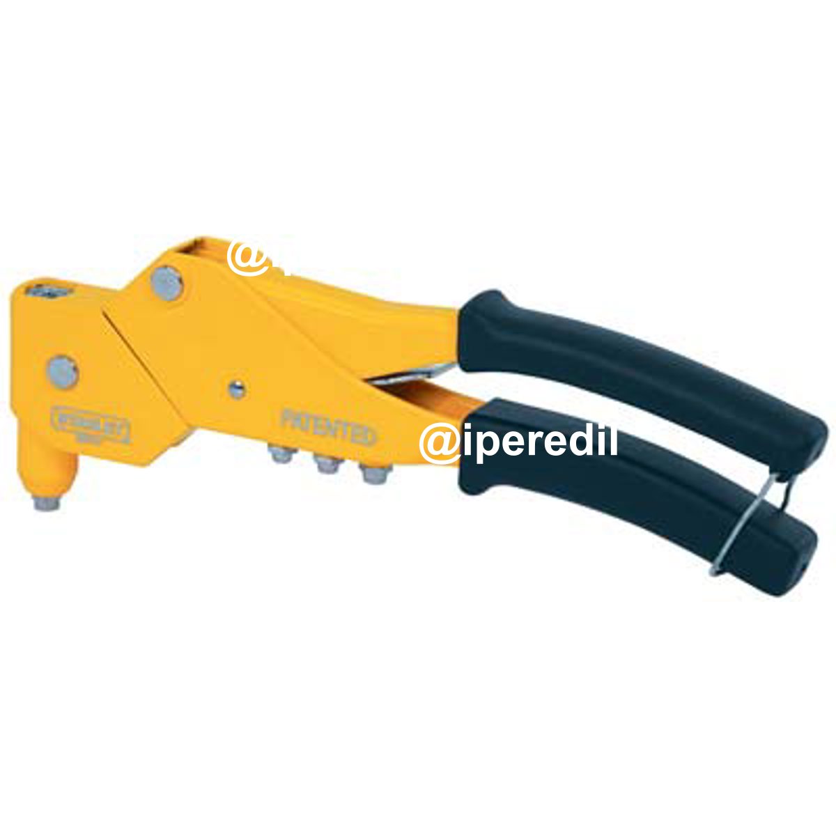 RIVETTATRICE MANUALE MR77 STANLEY ACCIAIO TESTA GIREVOLE MM 2,4/4,7 - 04307007