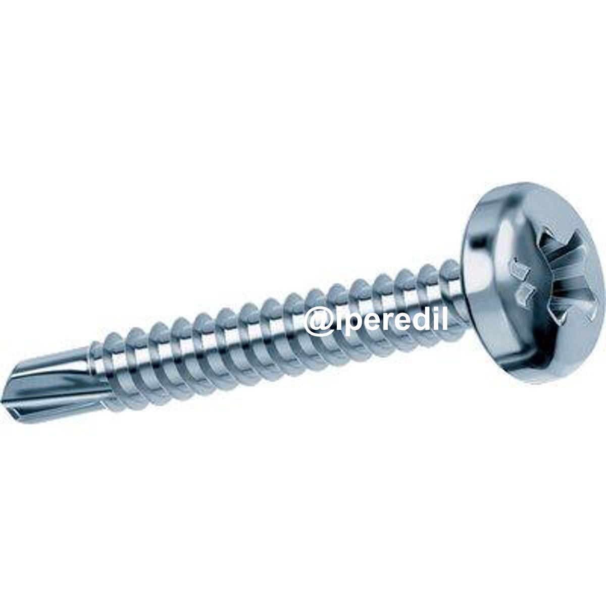 VITE AUTOPERFORANTE TC DRILLEX MUSTAD CAVA PH ZINC BIANCA/CHROM MM 4,8X25 CF=PZ 500