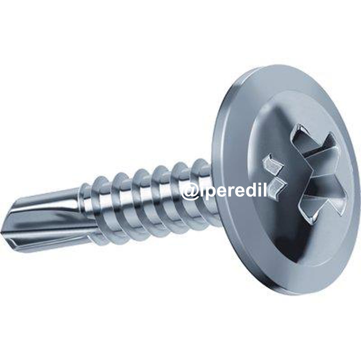 VITE AUTOPERFORANTE TPL DRILLEX MUSTAD CAVA PH ZINC BIANCA/CHROMITING MM 4,2X19 CF=PZ 500
