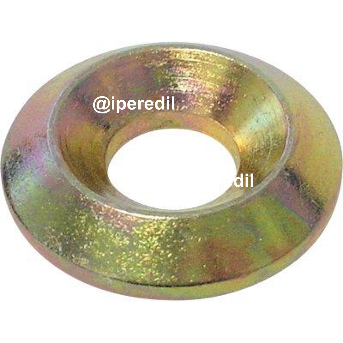 RONDELLA X VITE LEGNO PORTANTE WOOD ZINCATA GIALLA MM 6X20 CF=PZ 100