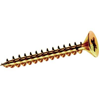 VITE TRUCIOLARE TSP ZINCATA GIALLA PANELVIT MUSTAD CAVA PZ FILETTO INTERO MM 4,5X25 CF=PZ 500