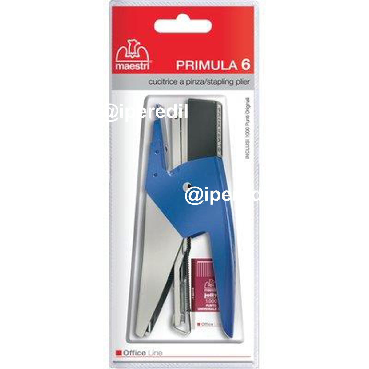 CUCITRICE A PINZA PRIMULA 6 RO-MA VERNICIATA + PUNTI OMAGGIO - 04331014