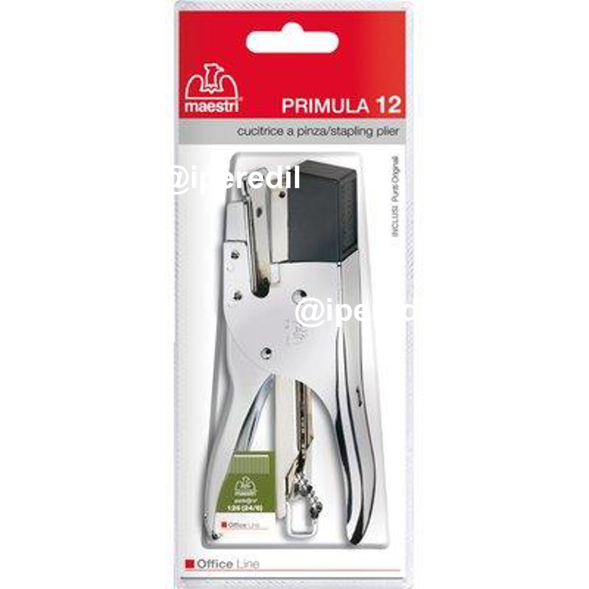 CUCITRICE A PINZA PROFESSIONALE PRIMULA 12 RO-MA PUNTI 126/128 ORO - 04331015