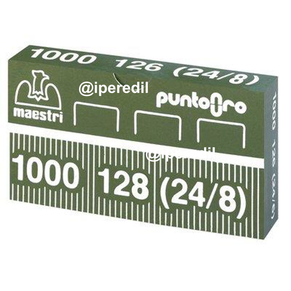 PUNTO ORO 128 (24/8) X CUCITRICE RO-MA CF=PZ 10000(5X2000) MM 11,95X8,0 X PRIMULA 12