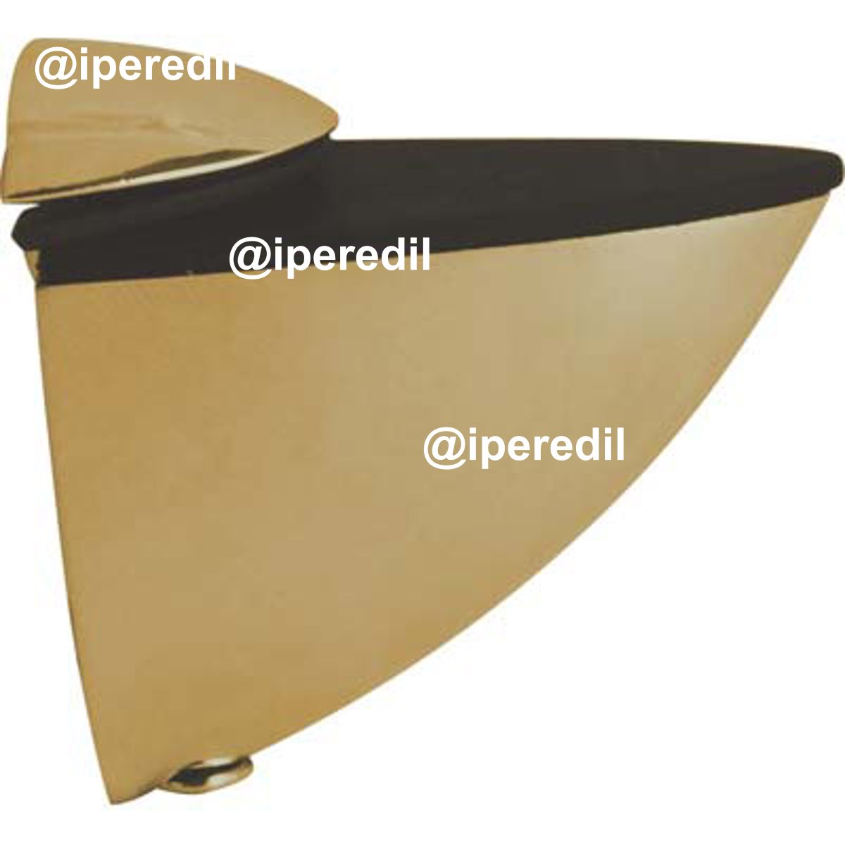 REGGIVETRO A MORSETTO SOLE ZAMA ORO LUCIDO MM 75X55 S. MAX MM 25 - 04342110