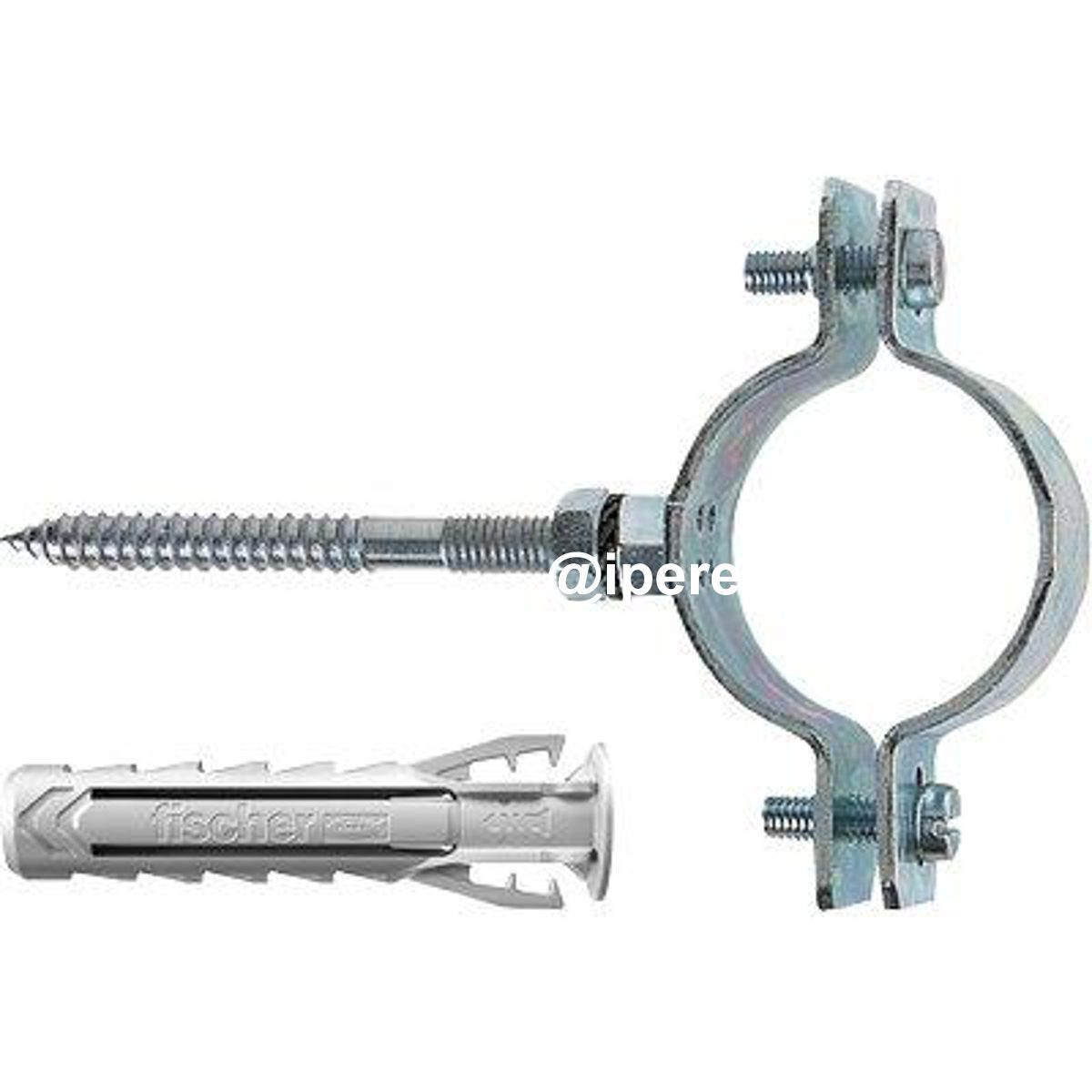 COLLARE TUBO CPT FISCHER VITE E TASSELLO SX PLUS 1"1/4