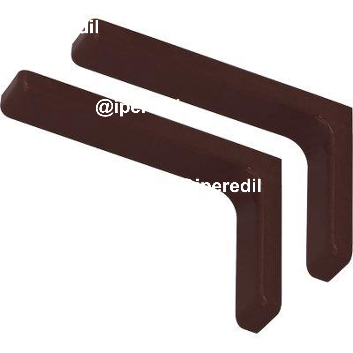 REGGIMENSOLA RICOPERTA LEONARDO BOLIS ACCIAIO/PLASTICA MARRONE MM 180X114 CF=PZ 2 - 04350188