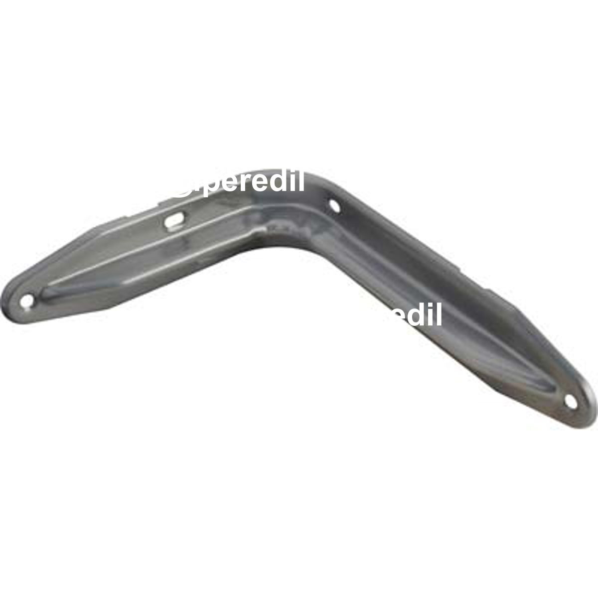 REGGIMENSOLA EUROPA BOLIS ACCIAIO NERVATO VERNICIATO ARGENTO MM 150X110