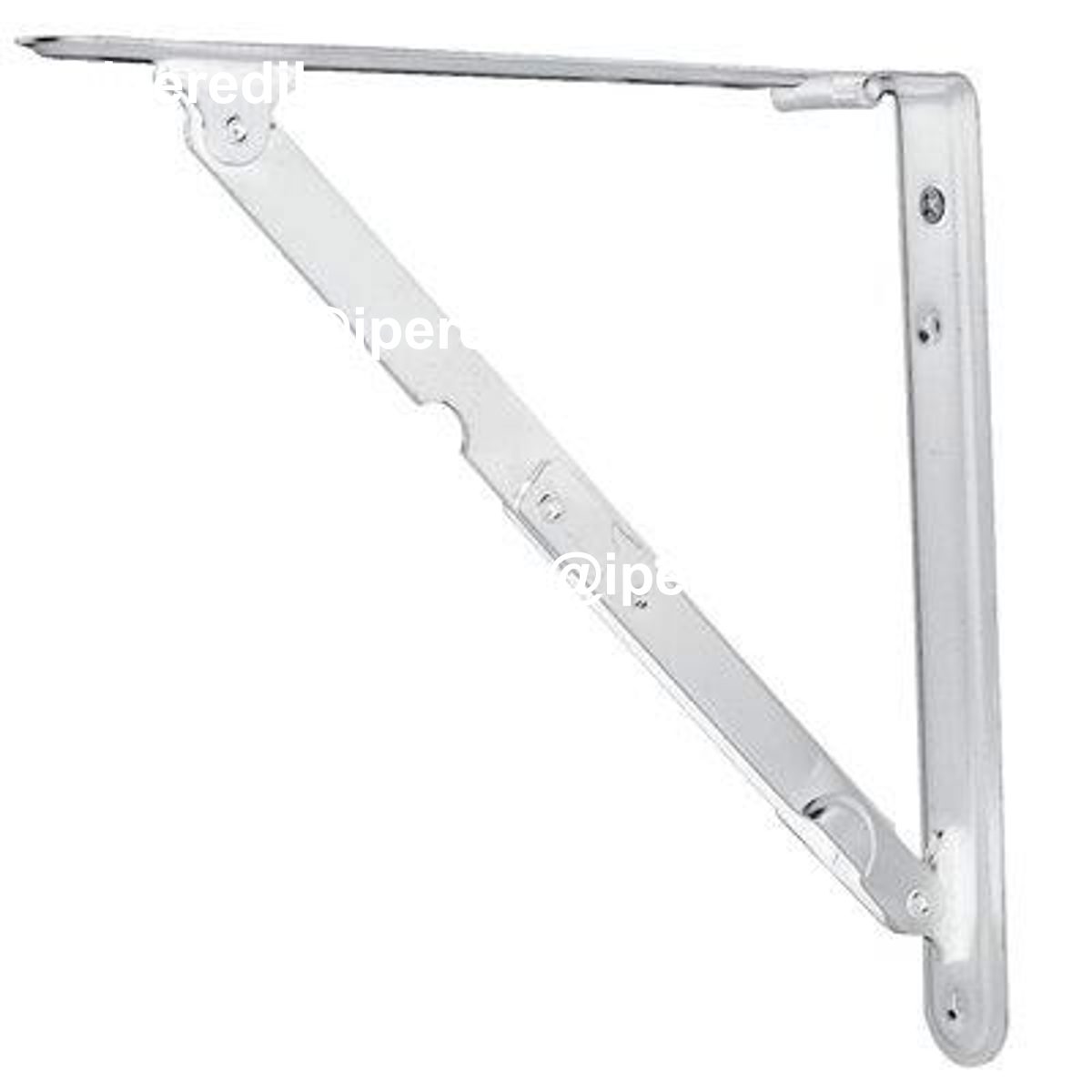 REGGIMENSOLA PIEGHEVOLE ACCIAIO VERNICIATO BIANCO MM 400X400