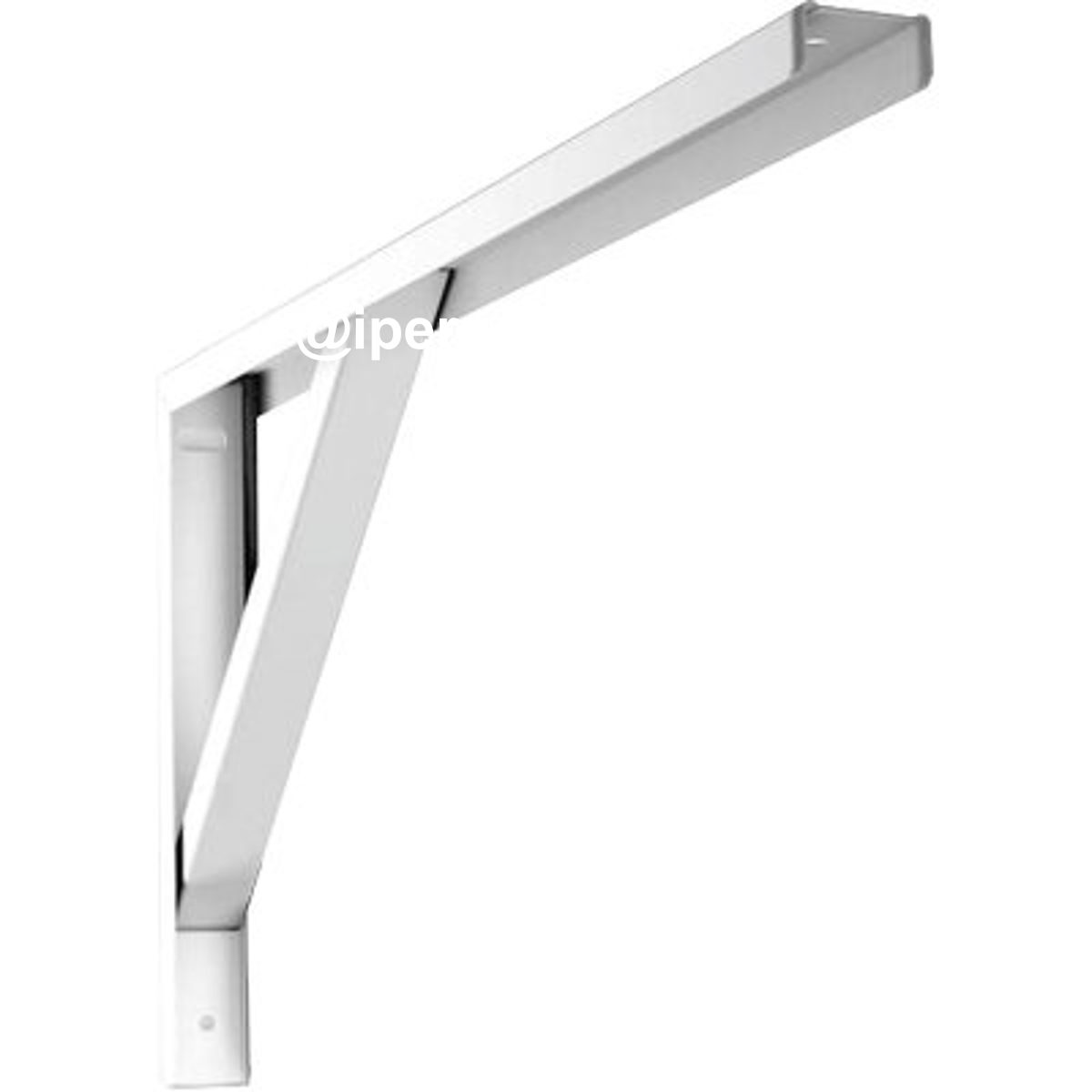 REGGIMENSOLA RIPOSTIGLIO ROBUSTA BOLIS ACCIAIO VERNICIATO BIANCO MM 300X155