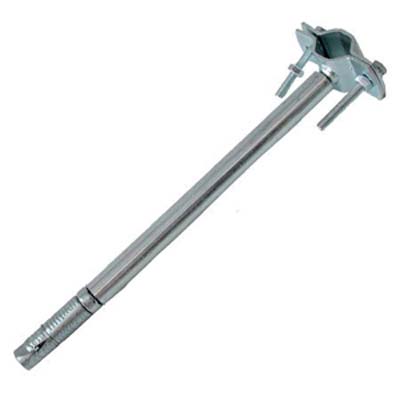 ZANCA ANTENNA A TASSELLARE ACCIAIO ZINCATO L.CM 25,5 MM 25/50