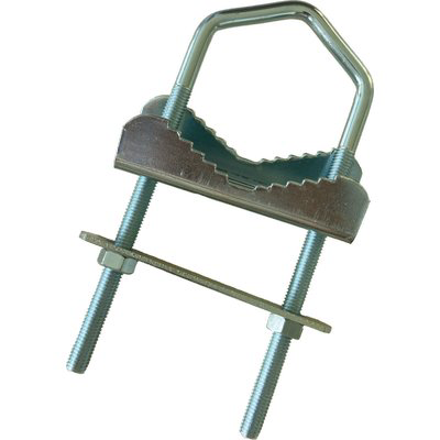 ZANCA ANTENNA A RINGHIERA ACCIAIO ZINCATO PALO MM 25/60 CM 16X6,0