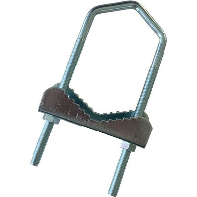 ZANCA ANTENNA PARABOLA A RINGHIERA ACCIAIO ZINCATO PALO MM 30/60 CM 16X6,0