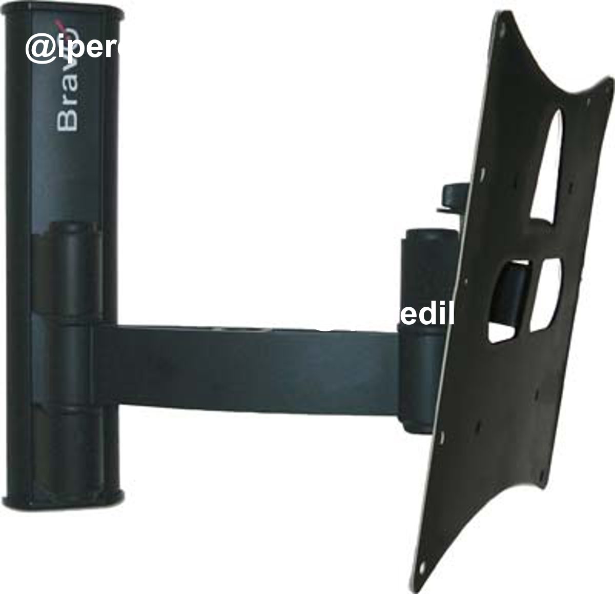 SUPPORTO TV PIATTA LCD 9 BRAVO ACCIAIO VERNICIATO NERO 26"/40" KG 20