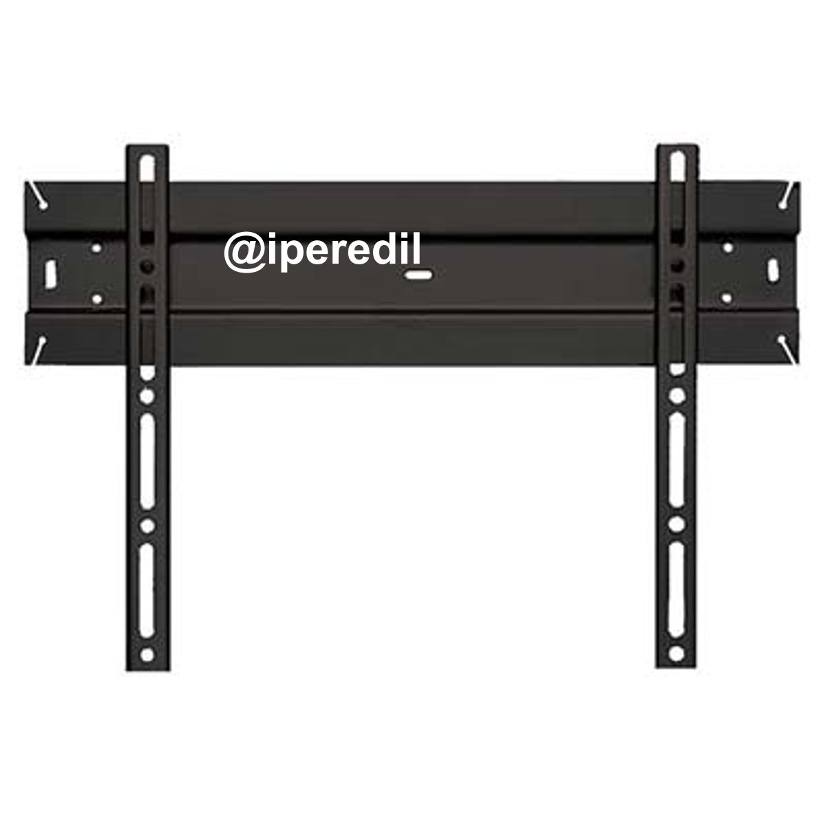 SUPPORTO TV PIATTA WALL 1 BRAVO ACCIAIO VERNICIATO NERO 21"/40" KG 40