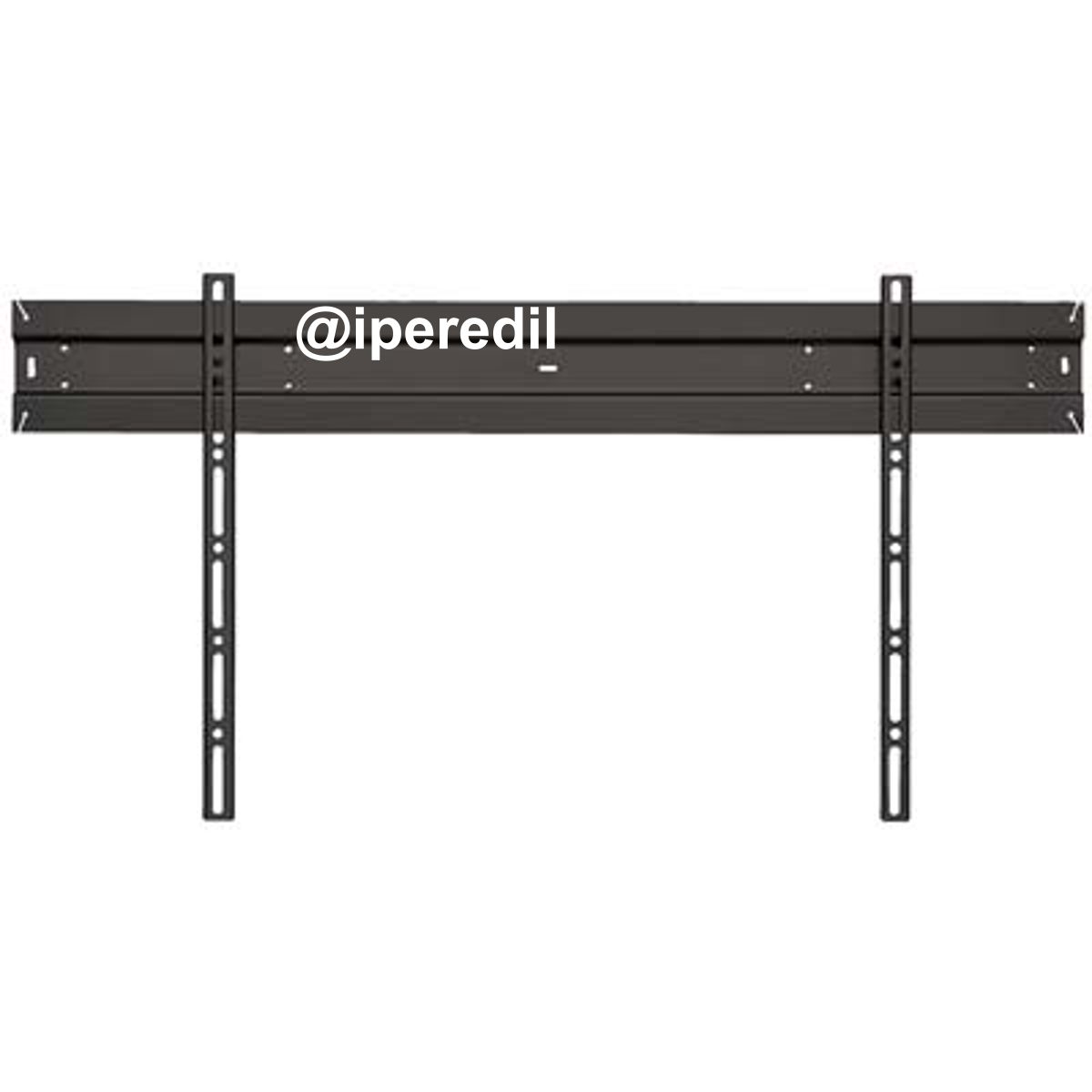 SUPPORTO TV PIATTA WALL 2 BRAVO ACCIAIO VERNICIATO NERO 32"/60" KG 60