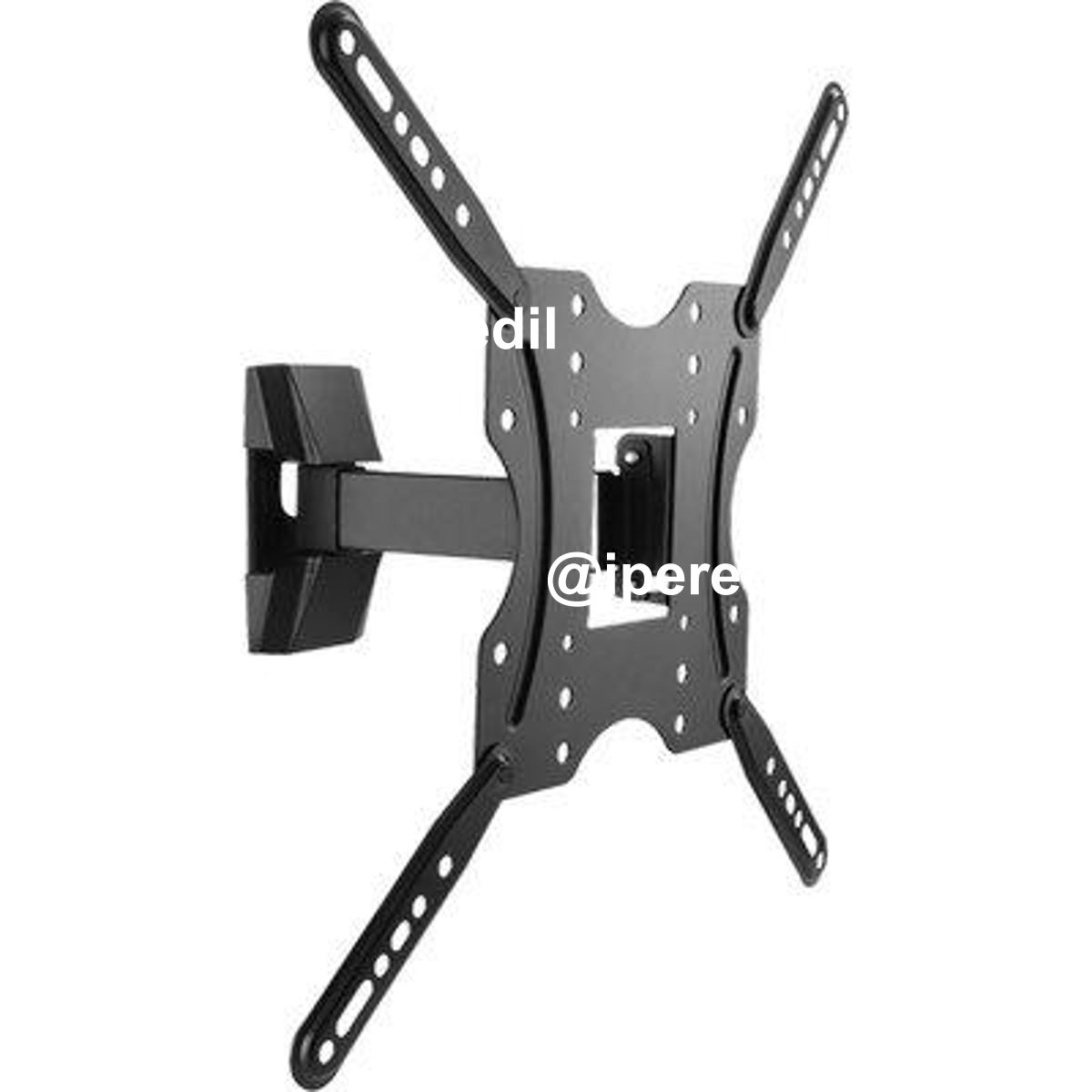 SUPPORTO TV PIATTA BR LED 40 BRAVO ACCIAIO VERNICIATO NERO 32"/55" 45° KG 30