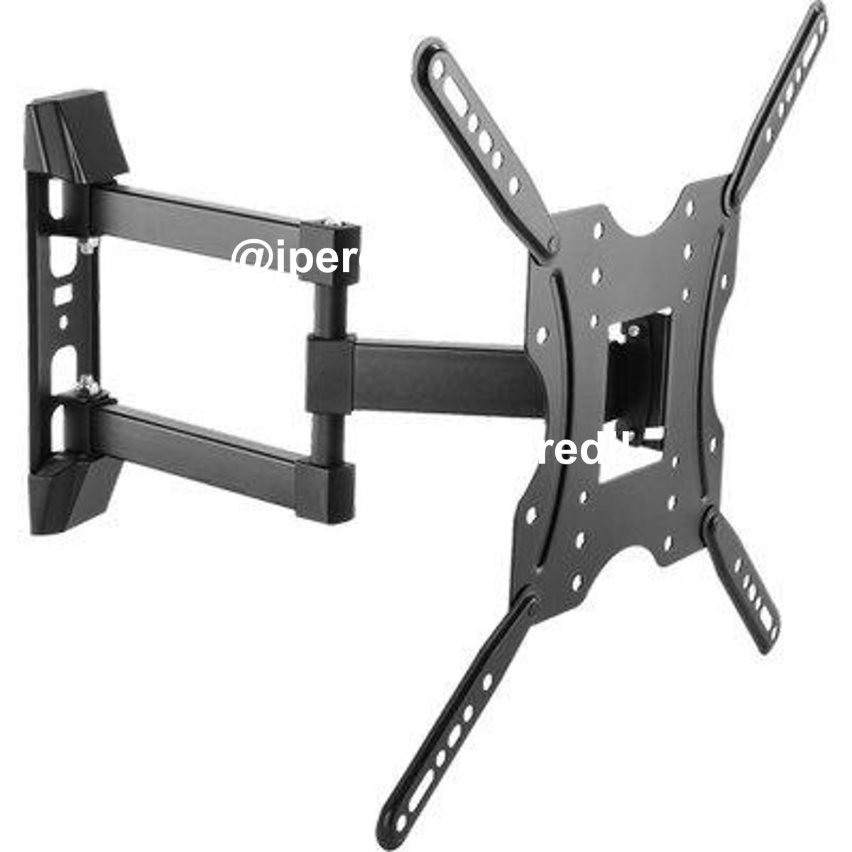 SUPPORTO TV PIATTA BR LED 41 BRAVO ACCIAIO VERNICIATO NERO 32"/55" 90° KG 30