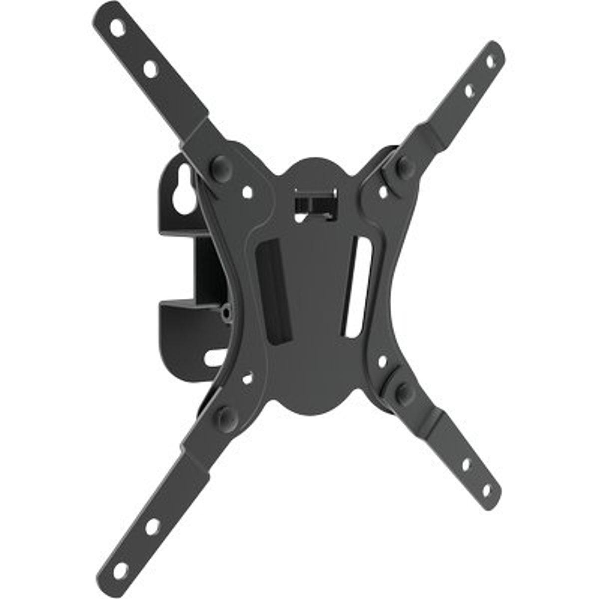 SUPPORTO TV PIATTA BR LED 8 BRAVO ACCIAIO VERNICIATO NERO 13"/42" KG 15