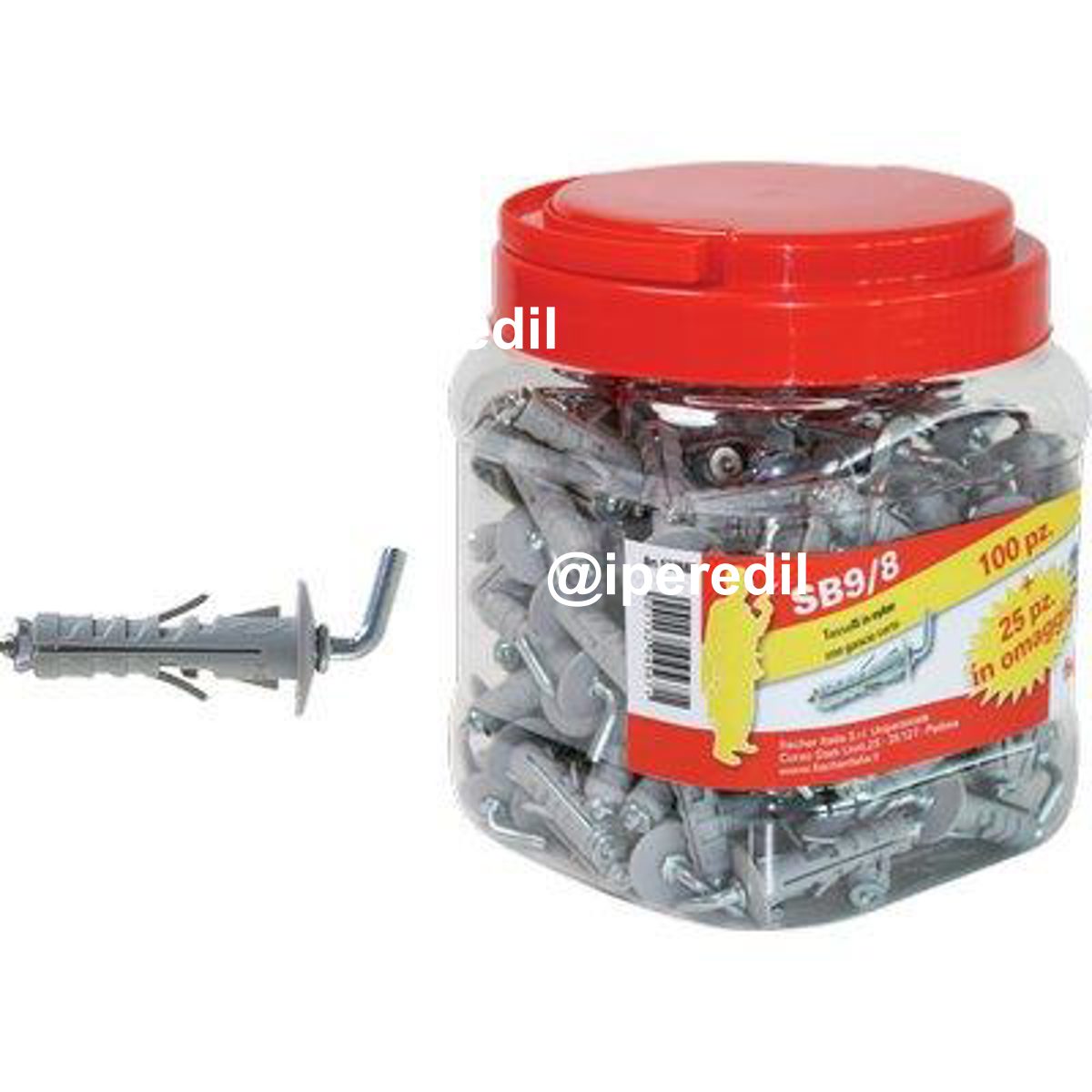 TASSELLO NYLON SB GANCIO CORTO PROMOPACK FISCHER SB 9/8 CF=PZ 100+25