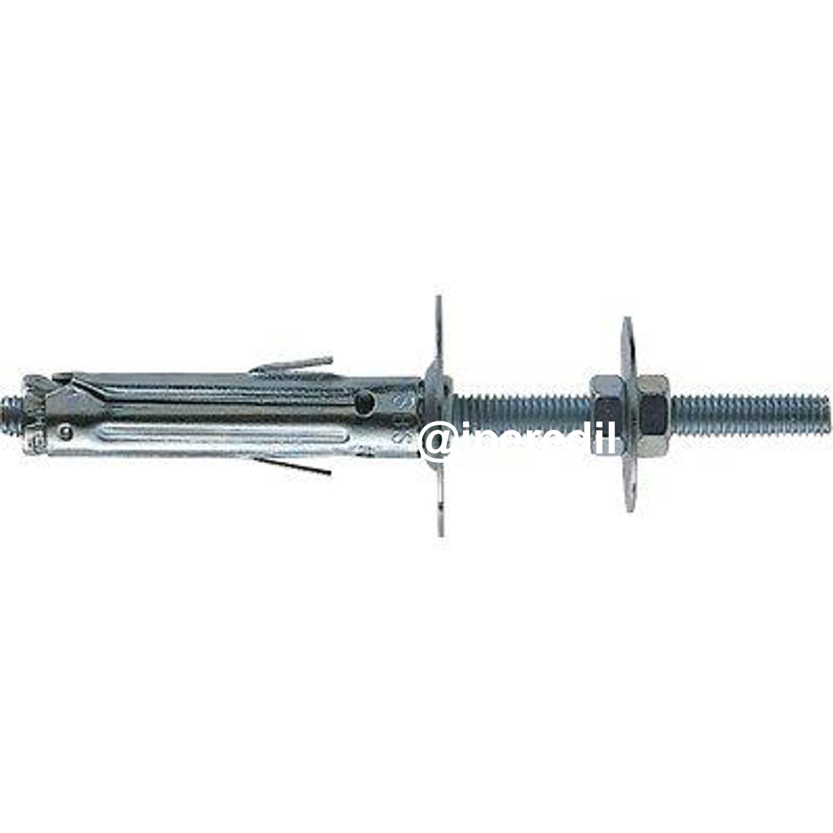 TASSELLO ACCIAIO SBS DOPPIO DADO FISCHER M 6 SBS 9/5 CF=PZ 50