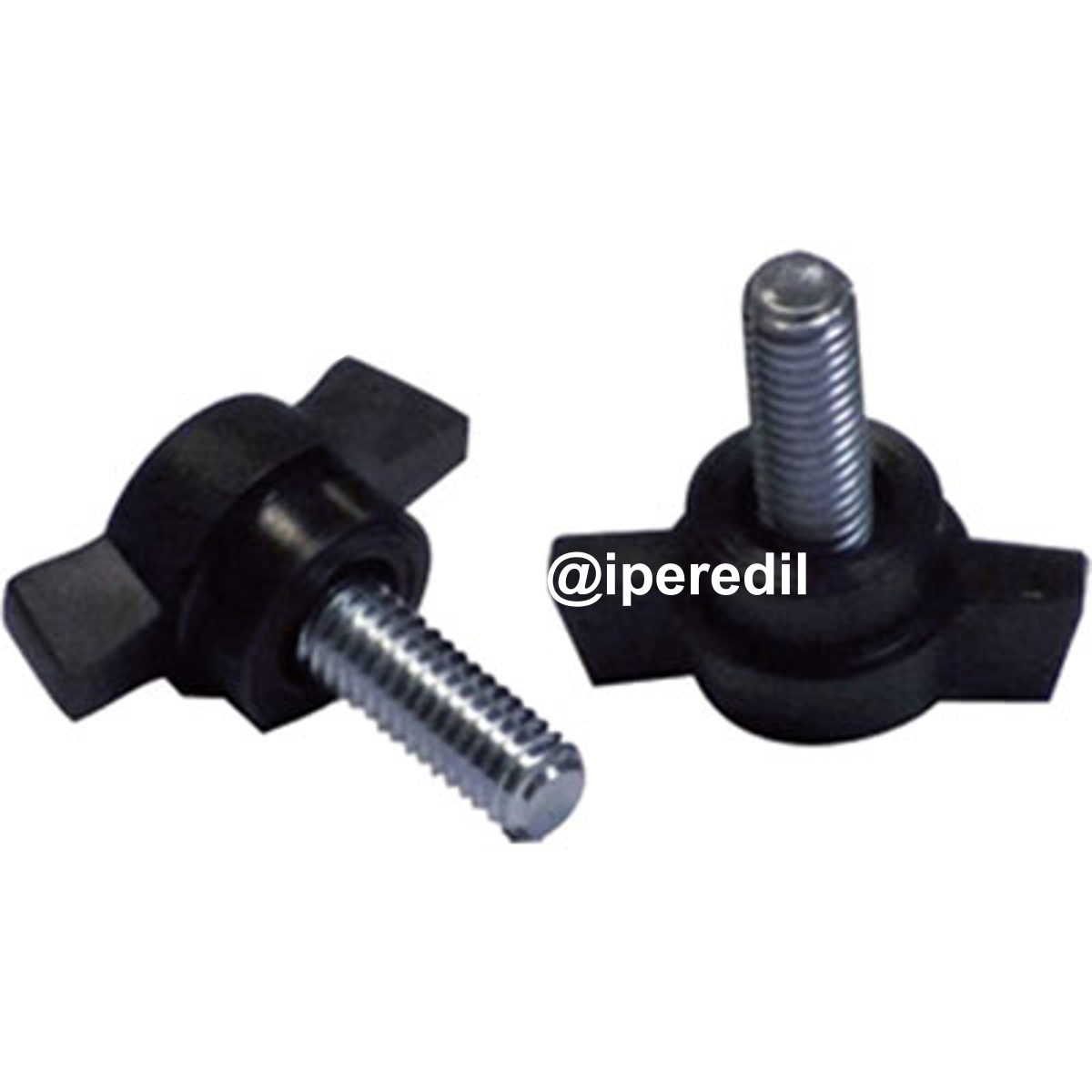 VOLANTINO MASCHIO A FARFALLA IN ABS PERNO MM 6X15