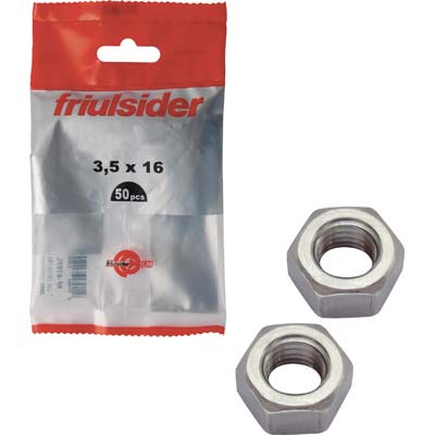 DADO ESAGONALE ZINCATO SELF FRIULSIDER M 20 CF=PZ 5