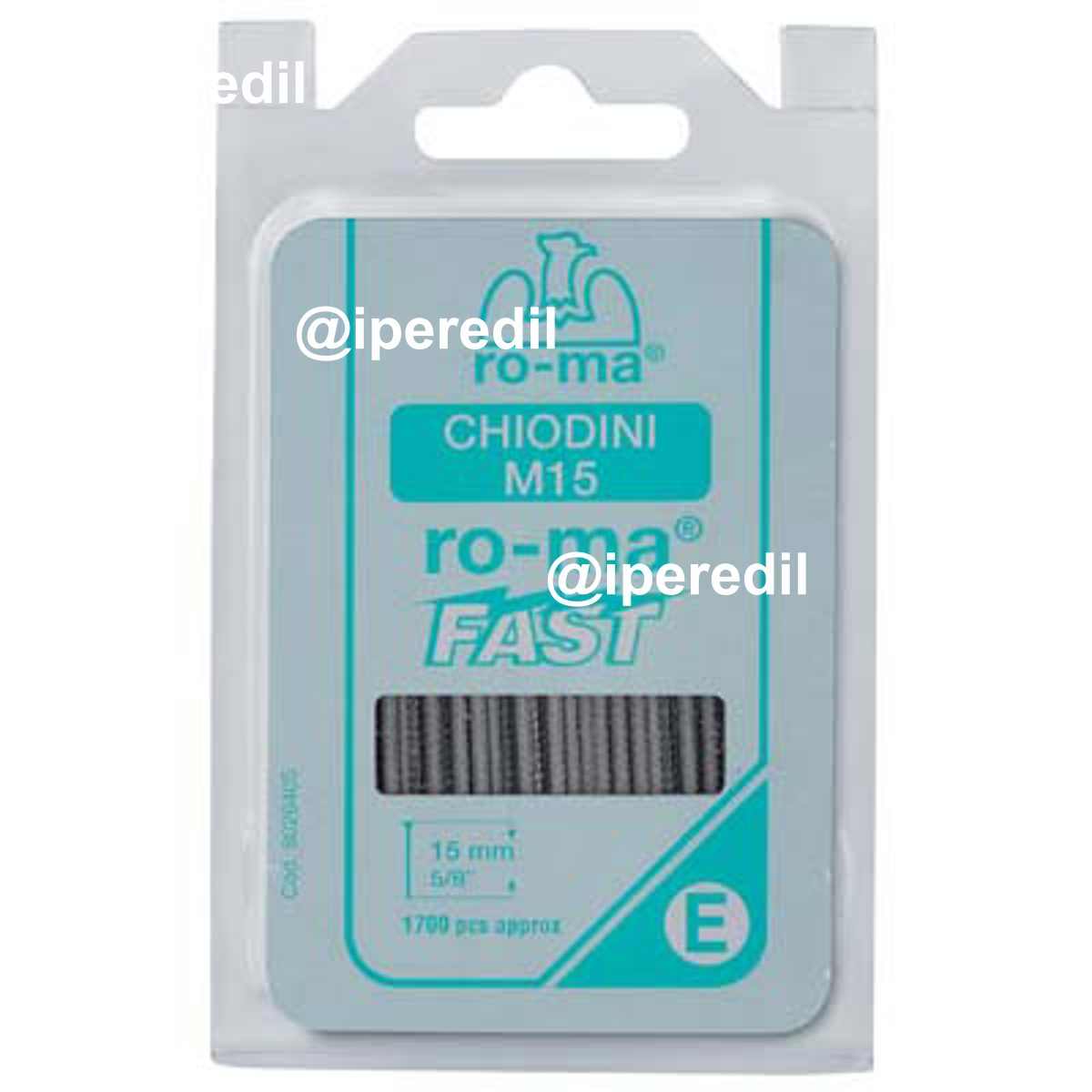 CHIODO M + TESTA SELF RO-MA M20 CF=PZ 1.500 H.MM 20 T.MM 2,0 - 04372420