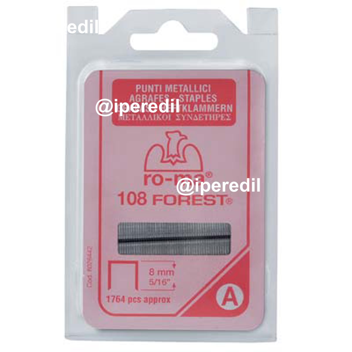 PUNTO FOREST 108 X FISSATRICE SELF RO-MA ZINCATO CF=PZ 1.764 MM 10,05X8 - 04372451