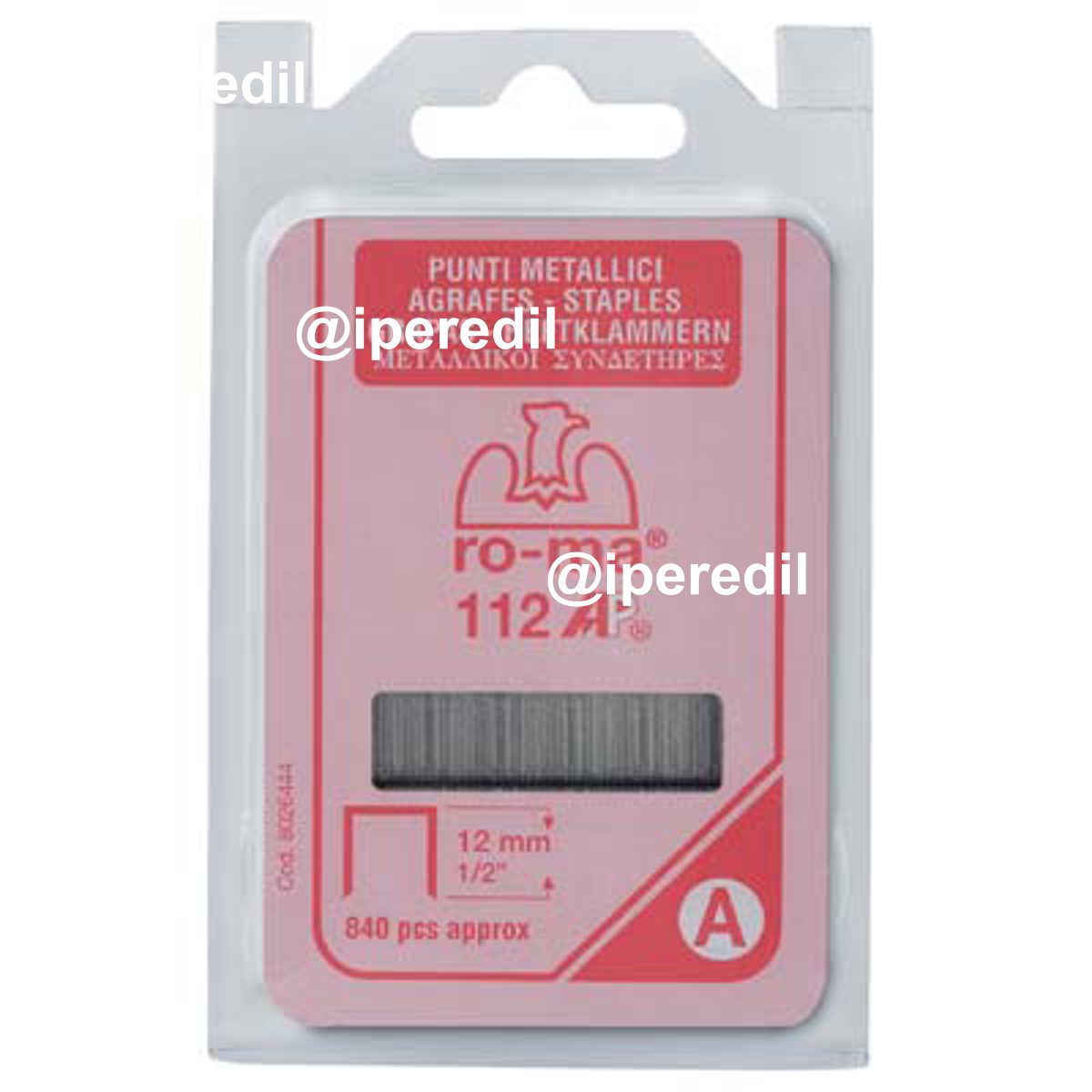 PUNTO AP X FISSATRICE SELF RO-MA AP 112 ZINCATO CF=PZ 840 MM 10,05X12 - 04372454