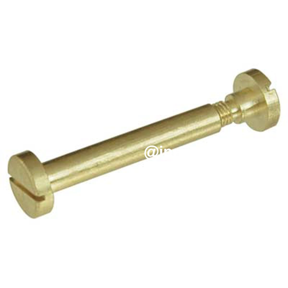 VITE GIUNZIONE MOBILI CANNOCCHIALE OTTONE ORO LUCIDO MM 6 VITE M 5 MM 40